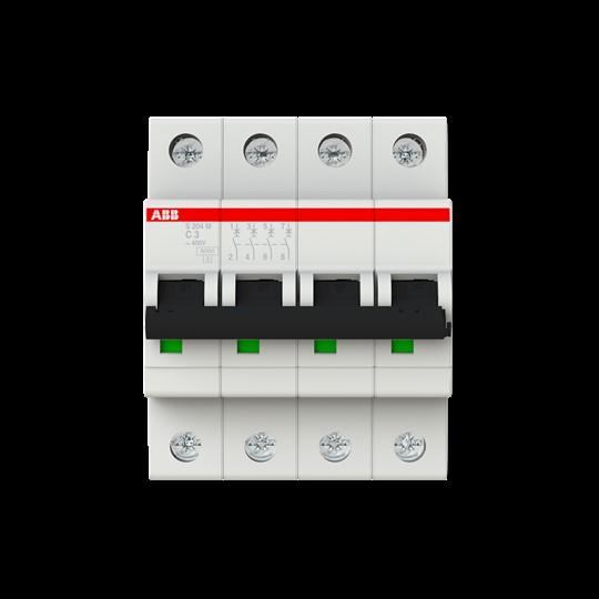 Actual product image ABB S204M-C3 Automatic circuit breaker C-Char.,10kA,3A,4P S204M-C3