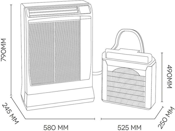 Produktbild Argo Ulisse 13 DCI Eco WiFi (40 m², 13500 BTU/h)