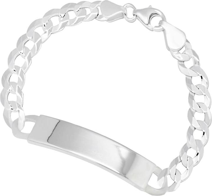 Immagine prodotto Candy Bracciale ID Tank 10.0 mm, Argento 925 (21 cm, Argento 925)