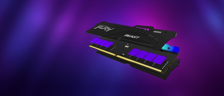 Productafbeelding Kingston FURY Beest RGB (1 x 8GB, 5200 MHz, DDR5 RAM, DIMM 288 pin)