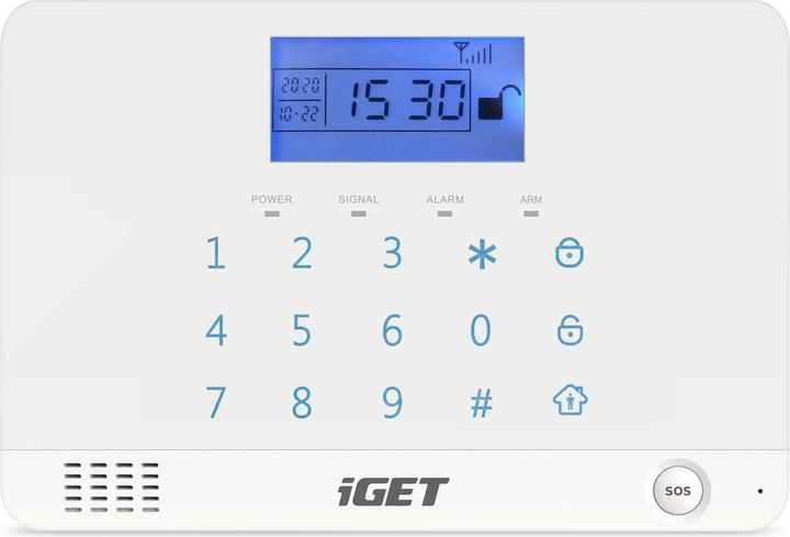 Actual product image iGet M3B security access control system White