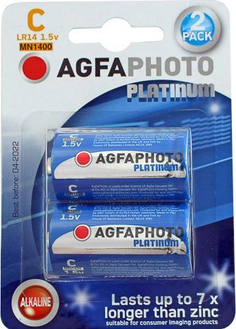 Produktbild AGFAPHOTO Alkaline Extreme Power (2 Stk., C)