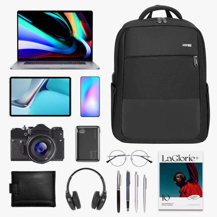 Actual product image Homiee Wasserdichter Laptoprucksack mit Diebstahlschutz