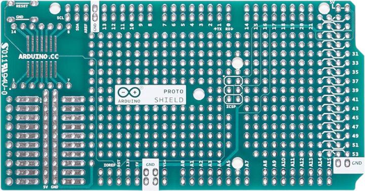 Valori nutrizionali e ingredienti Arduino Proto-Shielding MEGA Rev3
