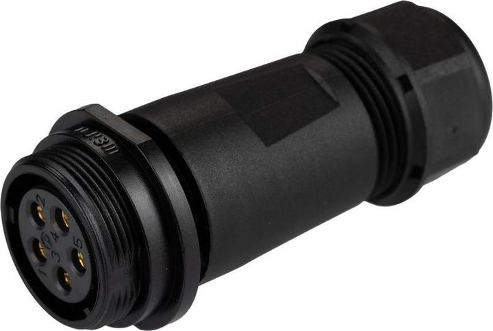 Produktbild RS PRO 5 WAY IN-LINE CABLE SOCKET 30A IP68