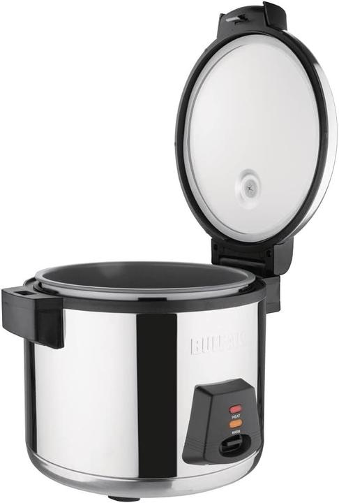 Immagine prodotto Buffalo J300 Electric Rice Cooker 6Ltr 345X460X400mm Pressure Heater Steamer Silver