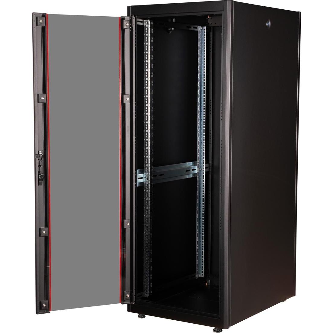 Thumbnail - Roline 19-Zoll Netzwerkschrank Basic 32 HE (32 HE, 19 Zoll Rack), Serverschrank, Schwarz