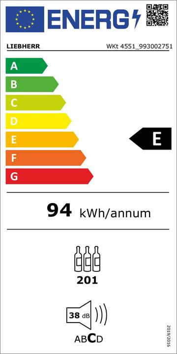 Energy Label Liebherr WKt 4551
