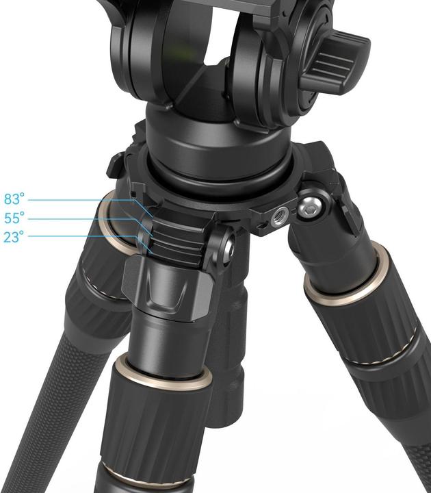 Productafbeelding SmallRig Carbon Fiber Tripod Kit FT-S303 4643 (Metaal)
