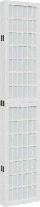 Image du produit vidaXL Séparation de pièce Paravent Paroi espagnole 4 pcs. blanc bois massif