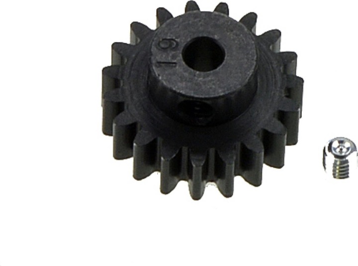 Actual product image Tamiya DT-03/02 19 Z steel motor pinion M0,8