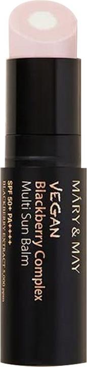 Actual product image Mary&May Vegan Blackberry Complex Multi Sun Balm SPF 50+ PA++++ 0.35 oz 10g (Sun cream face, SPF 50+, 10 g)