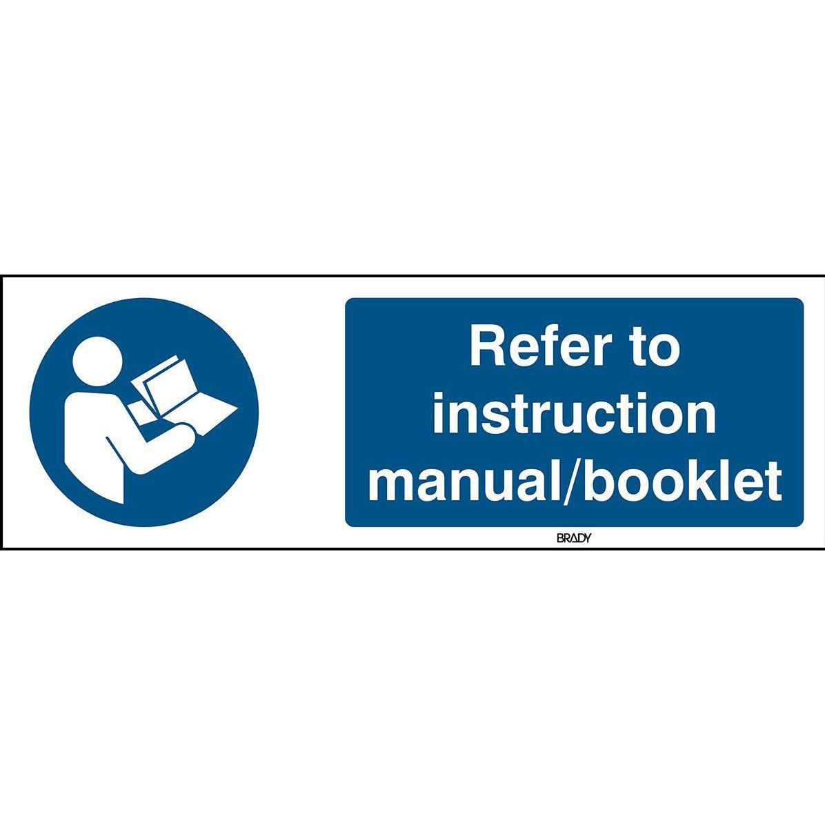 Thumbnail - Brady, Etiketten, ISO Safety Sign - Refer to