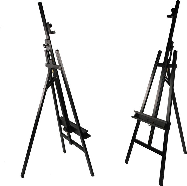Paintersisters ELBA noir chevalet bois
