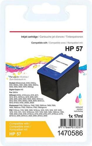 Actual product image Office Depot Ink Cartridge Compatible HP 57 C6657A Cyan, Magenta, Yellow