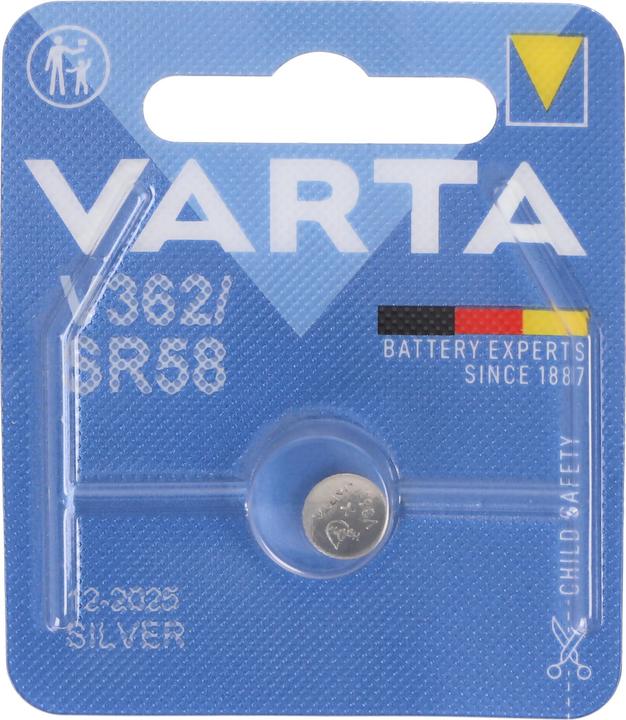 Actual product image Varta Watch V362 (1 pcs., SR58, 21 mAh)