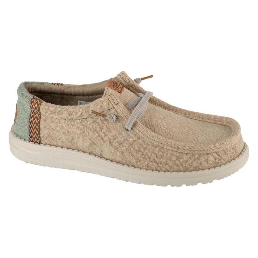 Hey Dude, Mannen, Lace-Ups, Wally Jute, Grijs, (44)