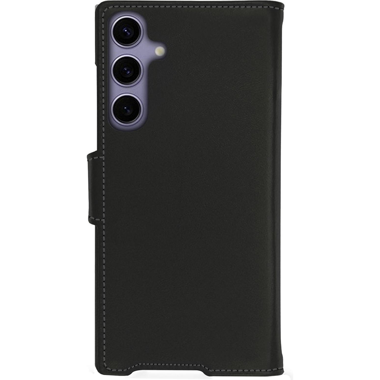 Thumbnail - Noreve Lederschutzhülle (Samsung Galaxy S24+), Smartphone Hülle, Schwarz