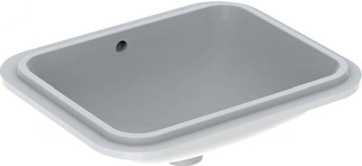 Produktbild Geberit VariForm Unterbauwaschtisch rechteckig, 450x350mm, ohne Hahnloch, mit Überlauf (350 mm, 450 mm)