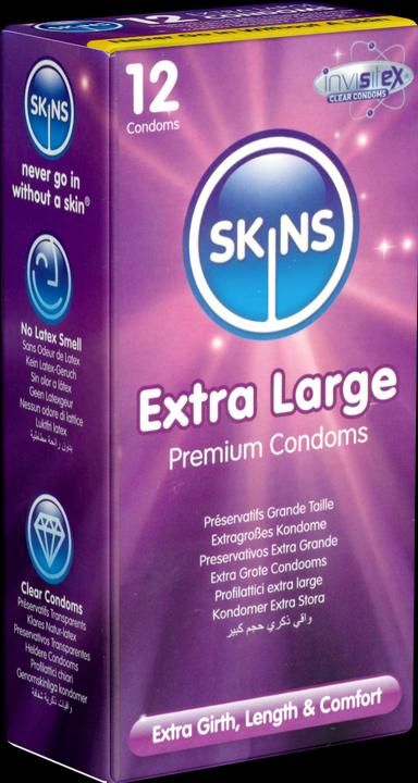 Actual product image Skins Extra Large 12s (12 pcs.)