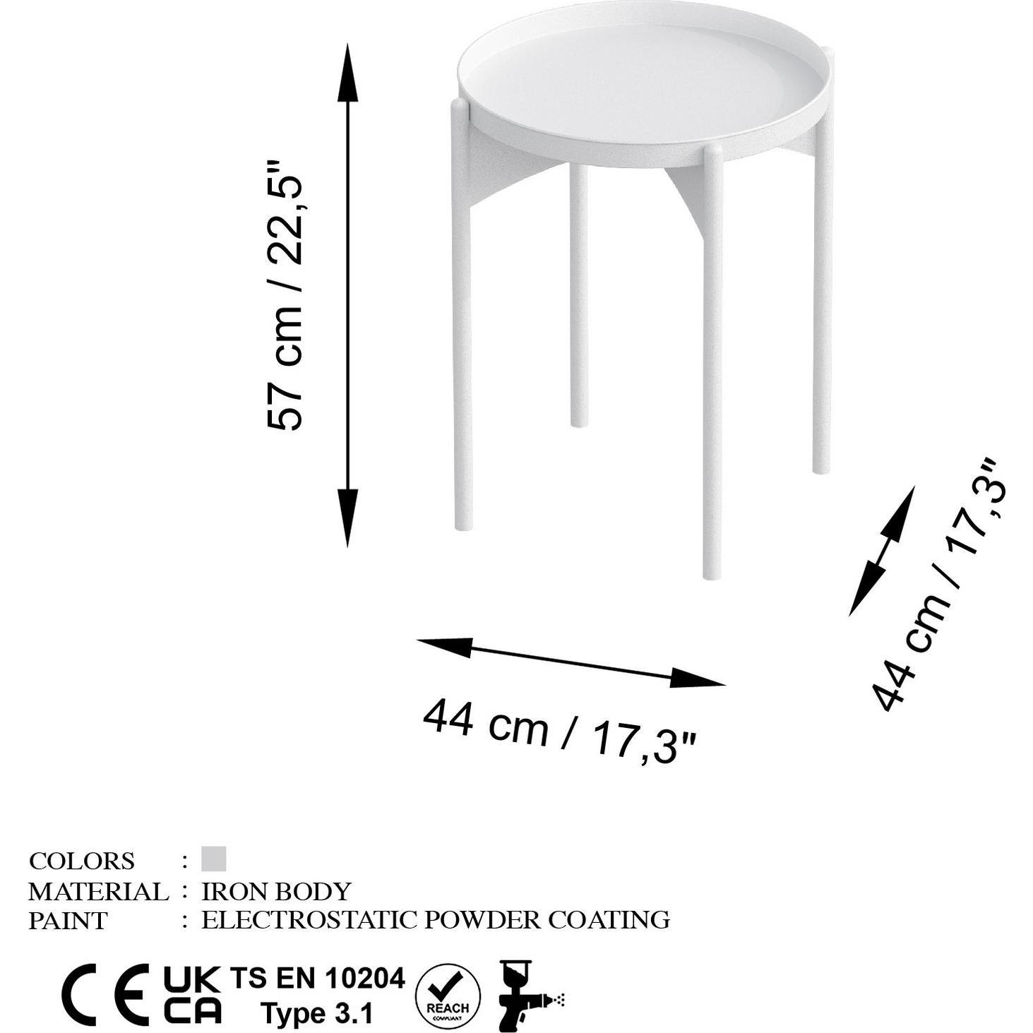 Thumbnail - Homitis, Couchtisch + Beistelltisch, Bukle (44 x 57 x 44 cm)