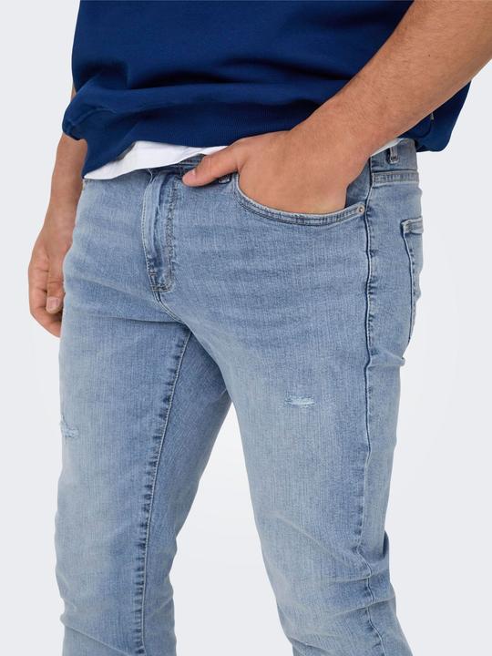 Actual product image Only & Sons ONSLOOM Niedrige Taille Slim Fit Jeans Slim Fit Jeans (W34/L32)