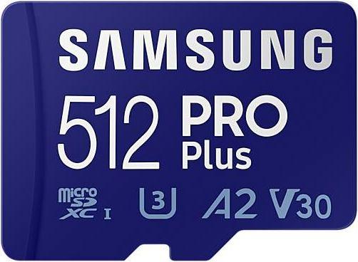 Actual product image Samsung PRO PLUS microSD 512GB
