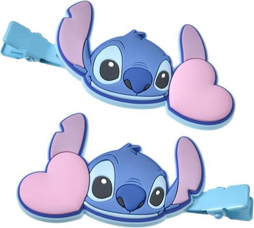 Image du produit Disney Stitch Haarspangen Set Farbclips Herz (2 pcs)