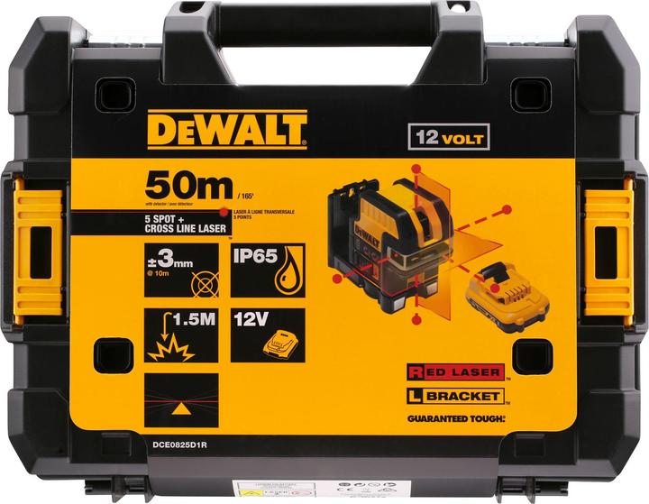 Produktbild DeWalt DCE0825D1RQW Linienlaser, DCE0825D1R
