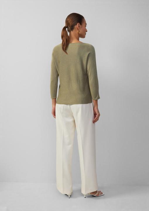 Produktbild s.Oliver Strickpullover Feinstrickpullover mit Glitzergarn und Fledermausärmeln (48)