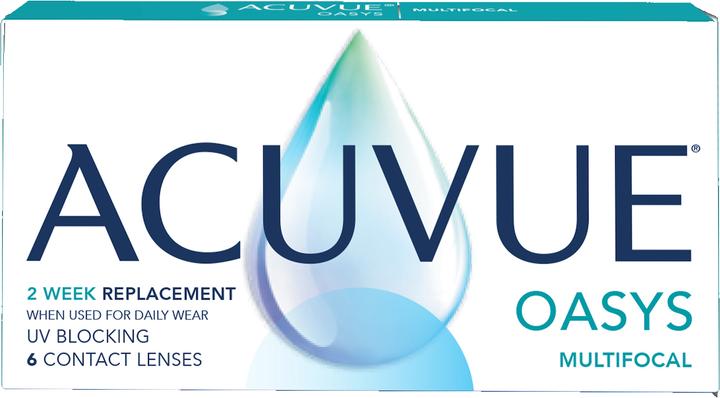 Actual product image Acuvue Multifocal 6 (no correction, Weekly lens, 6 Piece, Multifocal)