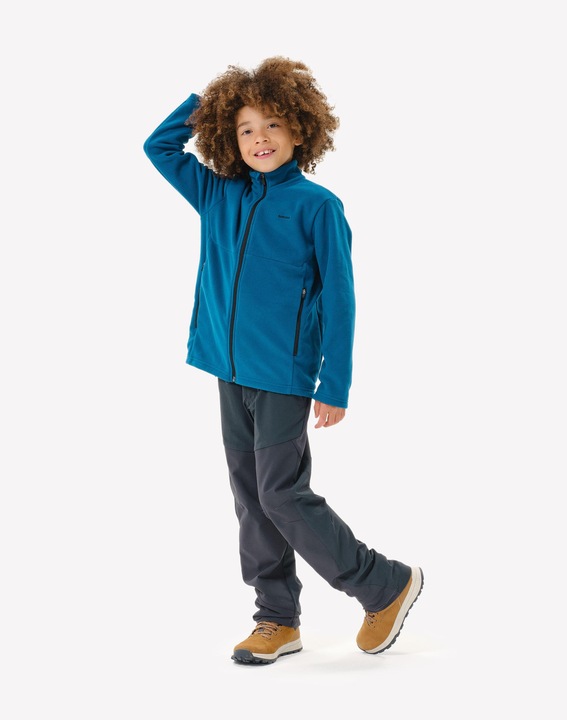 Actual product image Quechua Kids fleece jacket size 122-170 Hiking - MH500 Zip TW (12, 13, 14)