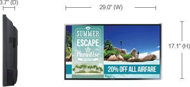 Immagine prodotto Samsung Display LFD ED32C (1280 x 768 pixel, 32")