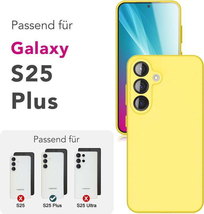 Actual product image Nalia Phoenix - Abwischbare Flüssigsilikon Hülle - Easy Clean Liquid Silicone Cover (Samsung Galaxy S25)