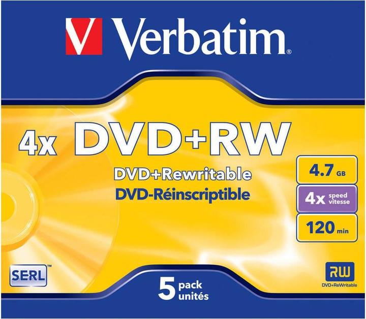 Productafbeelding Verbatim Dvd+Rw (5 x)