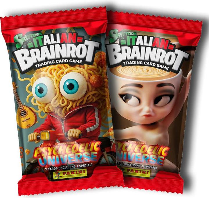 Image du produit Panini Skifidol Brainrot TC 24-Box (Anglais, Affichage du booster)