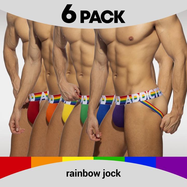 Immagine prodotto Addicted Perizoma arcobaleno a sei pacchi (XXL, confezione da 6)