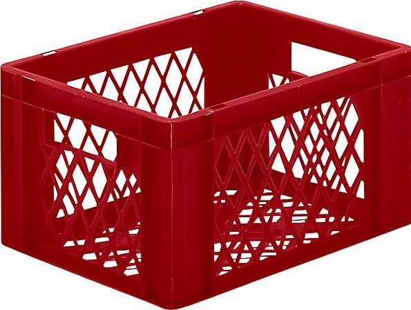 Actual product image kaiserkraft Euro format stacking container, walls and bottom perforated