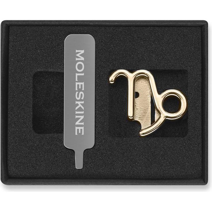 Thumbnail - Moleskine, Heft + Block, Pins Capricorn Gold