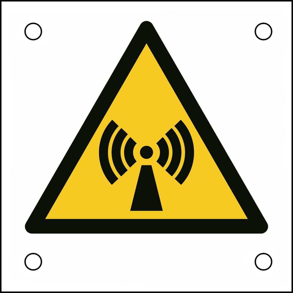 Brady, Sicherheitskennzeichnung, ISO-Sicherheitsschild - Warnung vor nicht ionisierender, elektromagnetischer Strahlung
