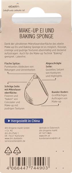 Produktbild dm ebelin Make-up Ei und Baking Sponge