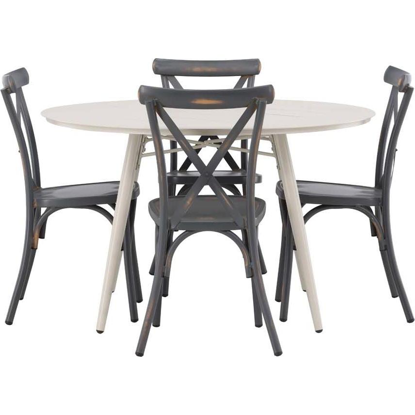 Thumbnail - Ebuy24, Gartentisch + Balkontisch, Gartenset Lina 5-teilig (120 cm)