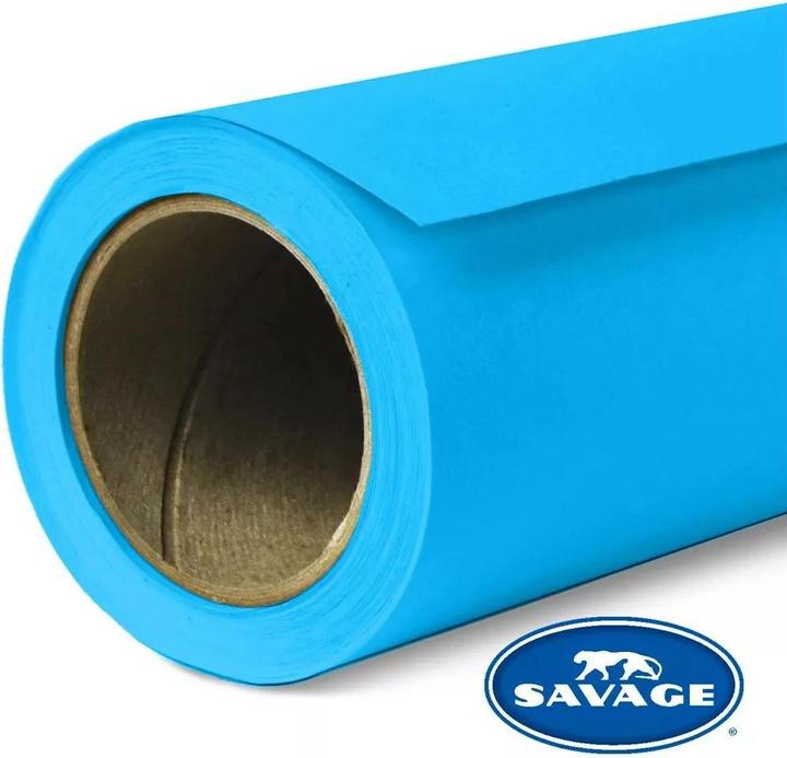 Actual product image Savage Background paper 2.72 x 11m Blue Jay (272 cm, 1100 cm)