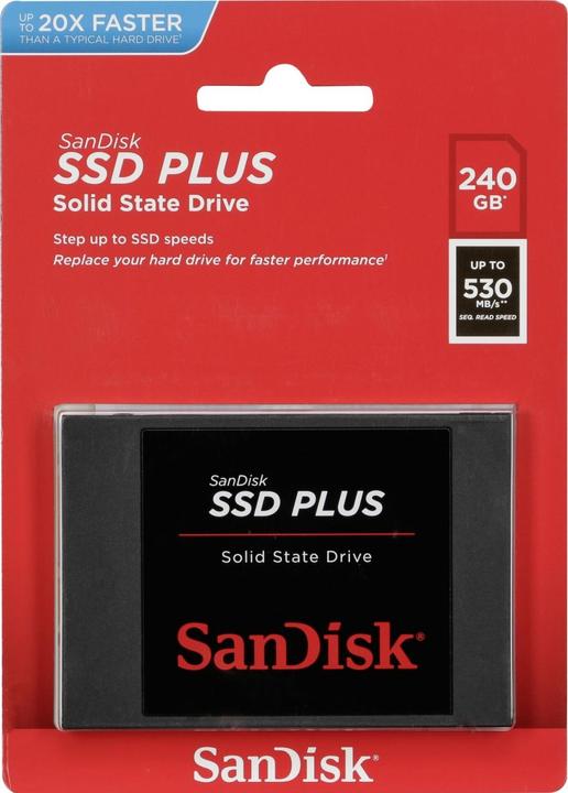 Productafbeelding SanDisk SSD Plus (240 GB, 2.5")