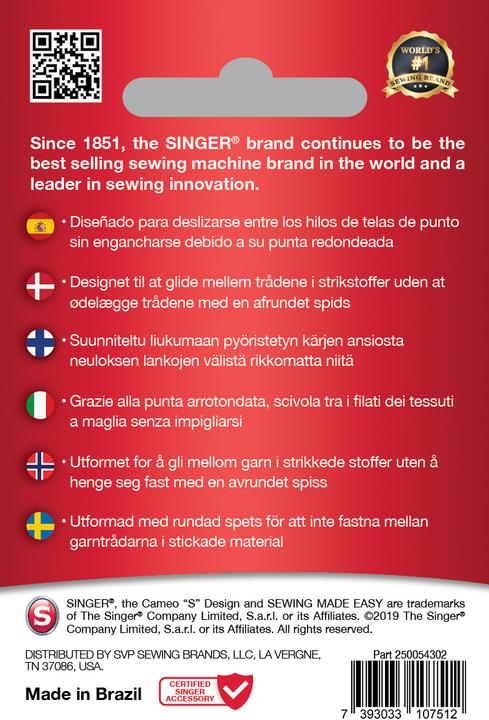 Actual product image Singer Ball Point