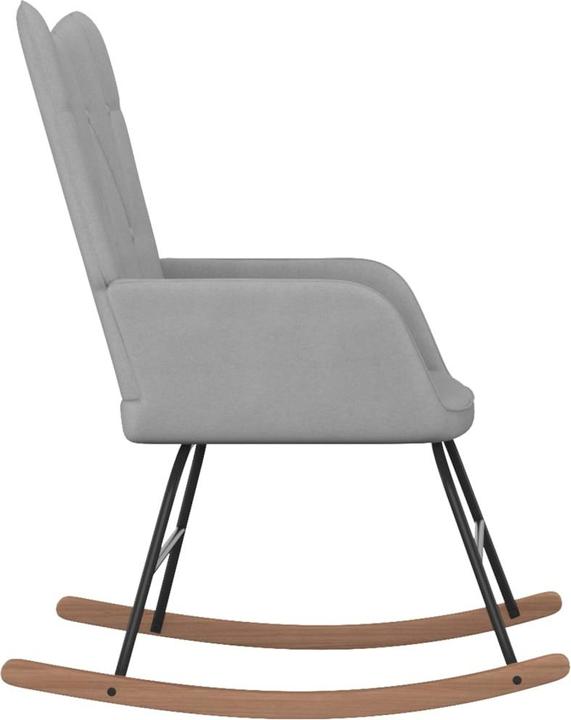 Produktbild vidaXL Schaukelstuhl mit Hocker