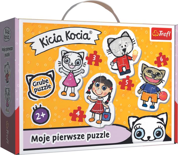 Actual product image Trefl Puzzle Baby Classic 3x4x5x6 Elements Kitty Cat (207 pieces)
