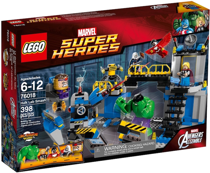 Immagine prodotto LEGO Supereroi Il laboratorio di Hulk (76018, LEGO Marvel)