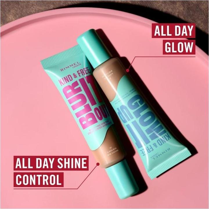 Actual product image Rimmel London Kind & Free Glow It Up Moisturising Skin Tint (605 Deep Chocolate)