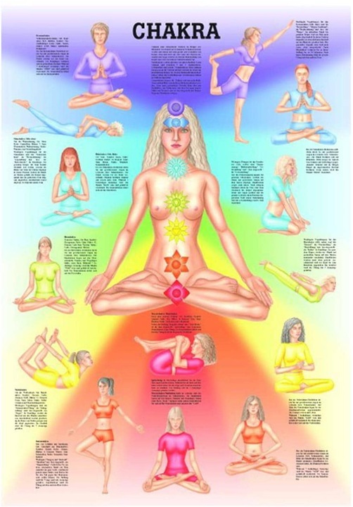 Image du produit Rüdiger Planche anatomique Chakra (34 x 34 cm)